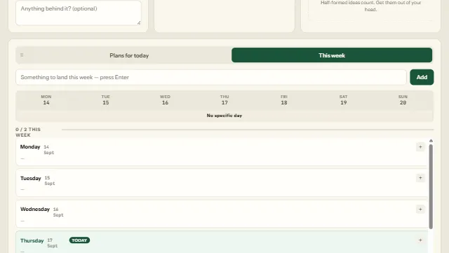 daily dashboard